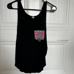 Women’s RIPCURL Black pocket tank ~size Medium